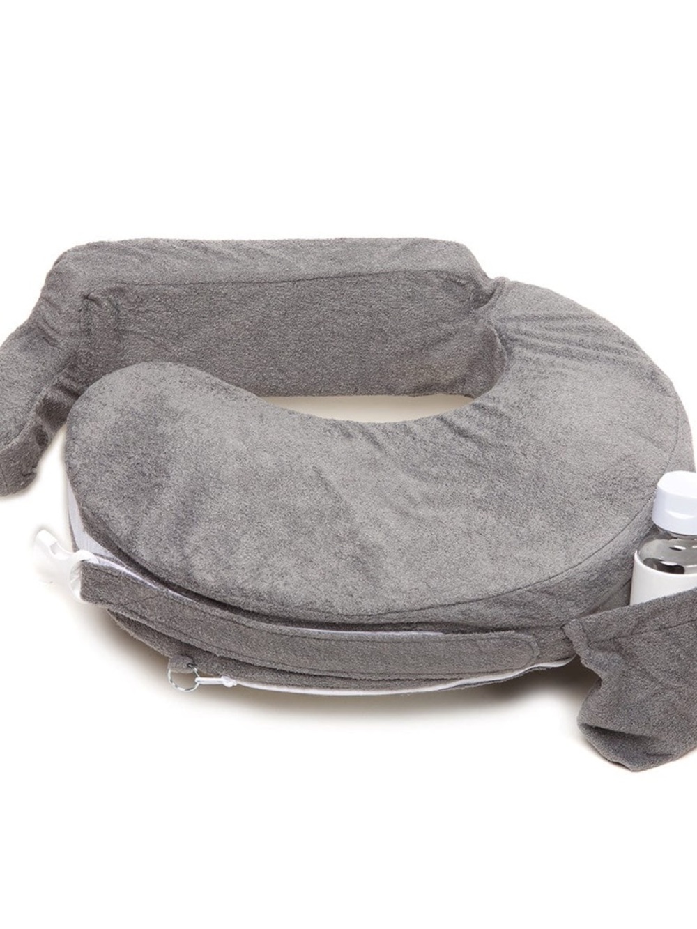 Gray My Brest Friend Breastfeeding Pillow